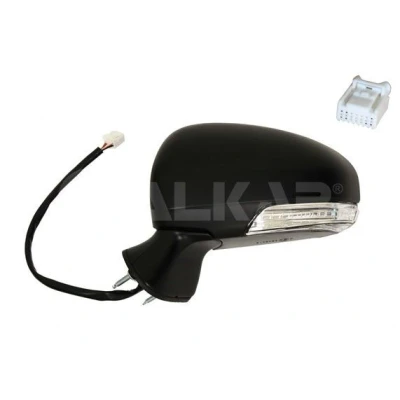 Imagem de Espelho retrovisor Alkar 6143257 esquerda com subcapa elétrico aquecível, dobrável electricamente, não esférico para veículo volante à