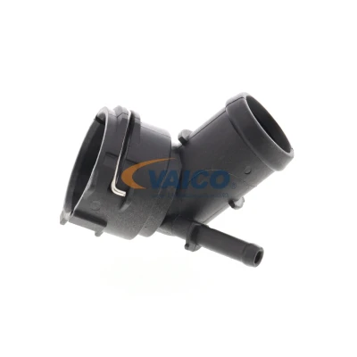 Imagem de VAICO V10 3537 Flange Plástico Radiador, em cima com junta aro de fixação VOLKSWAGEN: Golf 7, CADDY 4 Kasten, SEAT: IBIZA 5