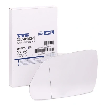 Imagem de TYC 337 0142 1 Vidro Espelho esquerda VOLKSWAGEN: Polo IV Hatchback, SKODA: Octavia 2 Combi