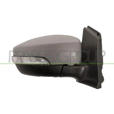 Imagem de Espelho retrovisor Prasco FD8047303 à direita com subcapa elétrico aquecível, sem cor, não esférico