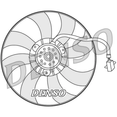 Imagem de DENSO DER32007 Ventilador de Radiador 393 250 SKODA: Fabia I Hatchback, Sedan, SEAT: Ibiza 3