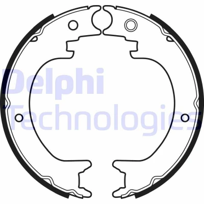Imagem de DELPHI LS2082 Maxilas de Travão Mão