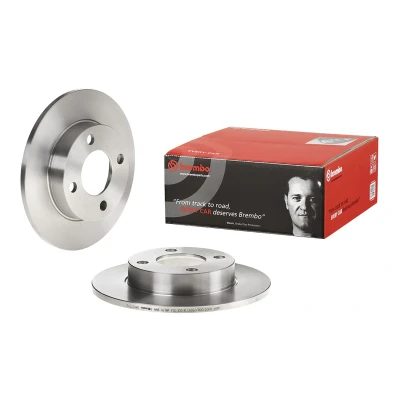 Imagem de BREMBO 08.5213.10 Disco de travão 245 10 4 cheio AUDI: 80 B3, B4 Avant, Sedan