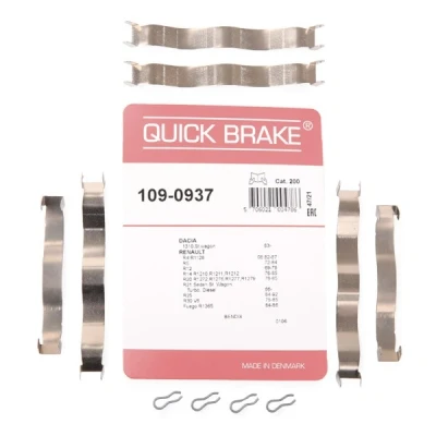 Imagem de QUICK BRAKE 109 0937 Kit de acessórios, pastilhas travão RENAULT: 4 Carrinha