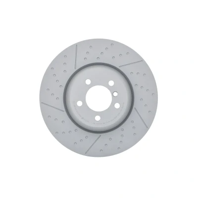 Imagem de BOSCH 0 986 479 E10 disco de travão 370 30 5 120 ventilado, duas peças, ranhurado/perfurado revestido alto carbono com parafusos