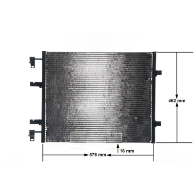 Imagem de MAHLE ORIGINAL AC 708 000S Condensador sem secador 16 15,5 537 OPEL: Vivaro A Van, RENAULT: TRAFIC 2 Kasten