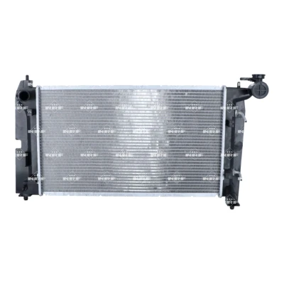 Imagem de NRF 53325 Radiador, arrefecimento do motor Alumínio 600 348 16 com componentes de montagem Aletas refrigeração soldadas