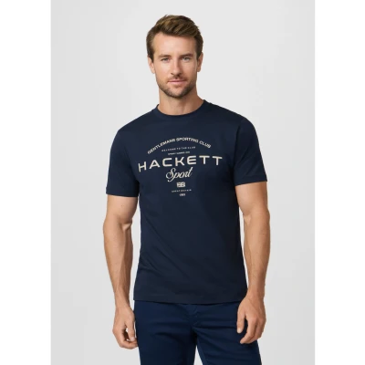 Imagem de Hackett London HS GAME TEE Tshirt estampada, Homens, Tamanho: Large, Navy