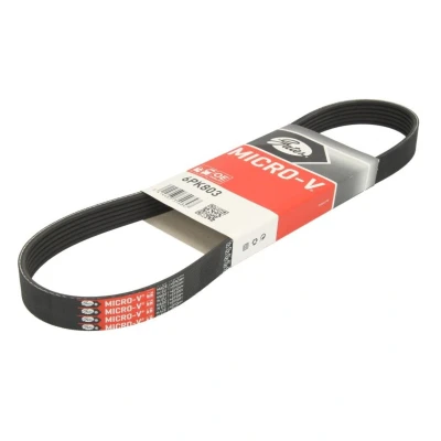Imagem de GATES Micro V 6PK803 Correia trapezoidal estriada 803 6 Poliéster, EPDM (borracha de etileno propileno dieno) PEUGEOT: 206 Hatchback, 208 I Hatchback
