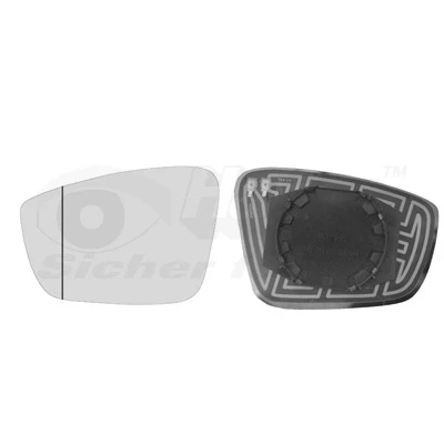 Imagem de VAN WEZEL 5701837 Vidro Espelho esquerda VOLKSWAGEN: up! Hatchback, SEAT: Mii