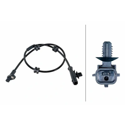 Imagem de HELLA 6PU 358 252 021 Sensor de ABS Hall 2pólos 635mm FORD: FIESTA 6