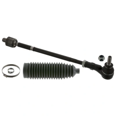 Imagem de FEBI BILSTEIN 44347 Barra de direcção Eixo dianteiro, lado esquerdo com porcas braçadeiras, foles VOLKSWAGEN: Golf 4