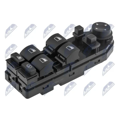 Imagem de NTY EWS BM 142 Interruptor, elevadores dos vidros à frente, lado esquerdo BMW: 5 Sedan, Touring