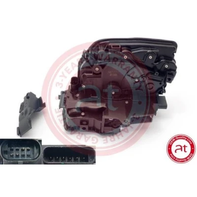 Imagem de at autoteile germany at12680 Fechadura de Porta com bloqueio duplo, fecho centralizado à frente, lado direito BMW: X5