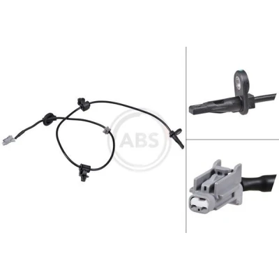 Imagem de A.B.S. 32304 Sensor de ABS activo 800mm 890mm 36mm cinzento