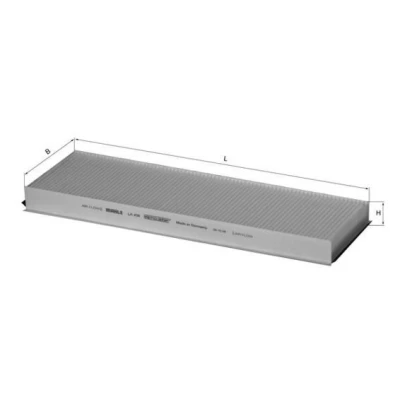 Imagem de MAHLE ORIGINAL LA 438 Filtro, ar do habitáculo Filtro de partículas 390,0 120 30,0