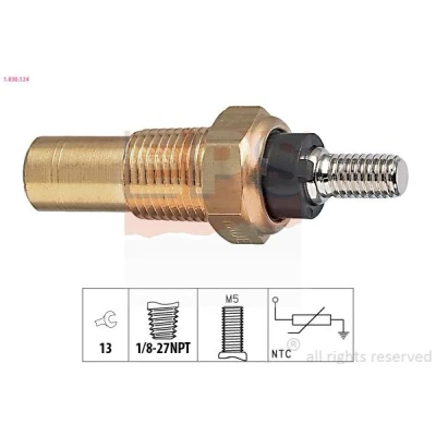 Imagem de EPS 1.830.124 Sensor da Temperatura do Líquido de Refrigeração Made in Italy OE Equivalent FORD: FIESTA 4, 3, Puma Hatchback