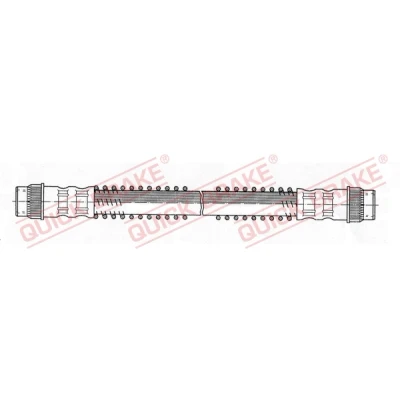 Imagem de QUICK BRAKE 22.513 Mangueira de Travão 264mm M10x1 com rosca interior PEUGEOT: Expert I Camião plataforma/Chassis, CITROËN: Jumpy Van