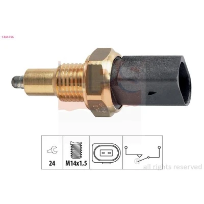 Imagem de EPS 1.860.256 Interruptor, luz de marcha atrás Made in Italy OE Equivalent AUDI: A4 B6 Avant, Sedan, A6 C5 Sedan