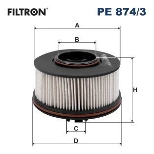 Imagem de FILTRON PE 874/3 Filtro de Combustível Cartucho filtrante