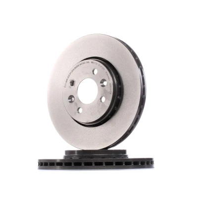 Imagem de BREMBO COATED DISC LINE 09.A727.31 Disco de travão 280 24 4 interior ventilado revestido alto carbono com parafusos RENAULT: Captur, MEGANE 2 Kombi