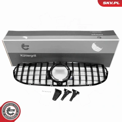 Imagem de ESEN SKV 66SKV572 Grelha de Radiador preto, brilhante