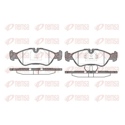 Imagem de REMSA 0286.30 Jogo de pastilhas para travão disco OPEL: Astra F Caravan, Vectra B Carrinha, Sedan, DAEWOO: Lanos Hatchback, Espero