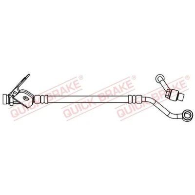Imagem de QUICK BRAKE 58.014X Mangueira de Travão 186 M10x1