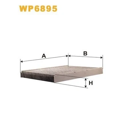 Imagem de Filtros habitáculo carvão ativado wix filters wp6895