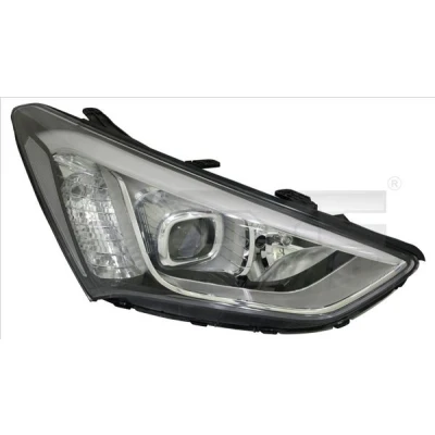 Imagem de TYC 20 14922 16 2 Farol Principal esquerda D3S/H7, LED para circulação pela direita com motor elétrico, LED, sem módulo de comando