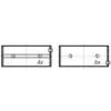 Imagem de KOLBENSCHMIDT 77127608 Conjunto de bronzes da cambota PEUGEOT: 206 Hatchback, 307 SW, CITROËN: Berlingo / First I