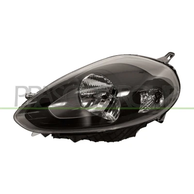 Imagem de PRASCO FT3444924 Farol Principal esquerda H4 preto com motor de regulação do alcance dos faróis FIAT: Punto Evo Hatchback, III Hatchback