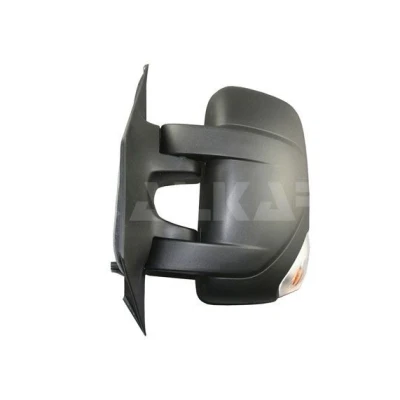Imagem de espelho retrovisor Alkar 9203907 esquerda branco manual com grande angular, convexo para veículo volante à