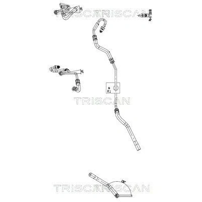 Imagem de TRISCAN 8516 29058 tubo hidráulico, direcção da caixa direção para o de arrefecimento VOLKSWAGEN: Touareg I