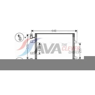 Imagem de PRASCO RTA5459 Condensador 15,5 Alumínio 580 RENAULT: TRAFIC 2 Kasten