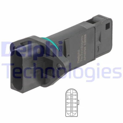 Imagem de DELPHI AF10754 12B1 Medidor de massa ar sem caixa AUDI: A3 Hatchback, A4 B5 Sedan, B6 Avant, VOLKSWAGEN: Golf 4, Passat Sedan