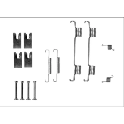 Imagem de TEXTAR 97043100 Kit de acessórios, maxilas travão estacionamento LAND ROVER: Range Rover Sport