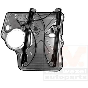 Imagem de Van Wezel Elevador de vidro à frente, lado esquerdo elétrico com placa aparafusamento sem motor 5896261 VOLKSWAGEN: Transporter 5
