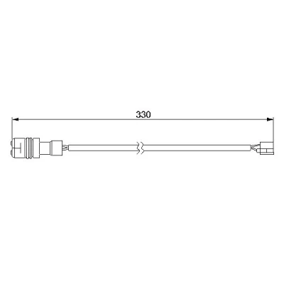 Imagem de BOSCH 1 987 474 996 Sensor de Desgaste Pastilha Freio
