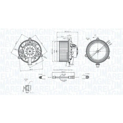 Imagem de MAGNETI MARELLI 069412742010 Ventilador do Habitáculo