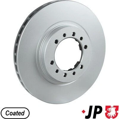 Imagem de JP GROUP 3963101600 Disco de travão Eixo dianteiro 277 24 6 ventilado revestido MITSUBISHI: L200 III Pick up, Pajero 2, Sport 1 SUV