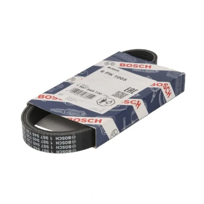 Imagem de BOSCH 1 987 945 730 Correia trapezoidal estriada 1005 6 VOLKSWAGEN: Polo V Hatchback, Golf 7, Scirocco III, SEAT: Ibiza 4, Leon III ST, 4 ST