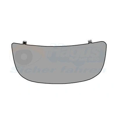 Imagem de VAN WEZEL 4394833 Vidro Espelho esquerda parte inferior RENAULT: TRAFIC 2 Kasten, 2, OPEL: Vivaro A Van, Combi