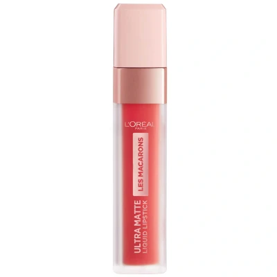 Imagem de L&#039;Oréal Paris Les Macarons Matte Liquid Lipstick 8ml (Various Shades) 824 Guava Gush