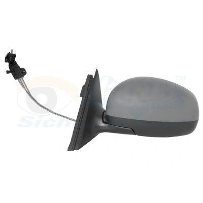 Imagem de Espelho retrovisor Van Wezel 7627803 esquerda com subcapa completo, não esférico, ajustável pelo interior, ajuste: por cabo de aço