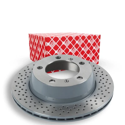 Imagem de FEBI BILSTEIN 44023 Disco de travão Eixo traseiro 299 20 5 130 perfurado/ventilado revestido PORSCHE: Boxster, Cayman