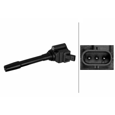 Imagem de HELLA 5DA 358 290 701 Bobina de ignição 3pólos 12V Tipo ligação SAE FIAT: 500X