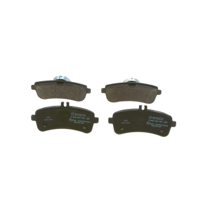Imagem de BOSCH 0 986 494 763 Jogo de pastilhas para travão disco Baixo teor metálico MERCEDES BENZ: Classe C T modell, Sedan, Coupe