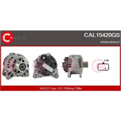 Imagem de CASCO CAL10209AS Alternador 12V 90A VOLKSWAGEN: Sharan I, GOLF 3, Caddy 2 Kastenwagen, SEAT: Ibiza 2, Córdoba I Vario, Inca