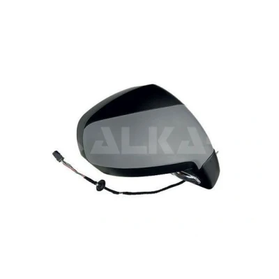 Imagem de Espelho retrovisor Alkar 6150865 à direita com subcapa elétrico aquecível, sensor de temeperatura, dobrável electricamente, convexo endado,